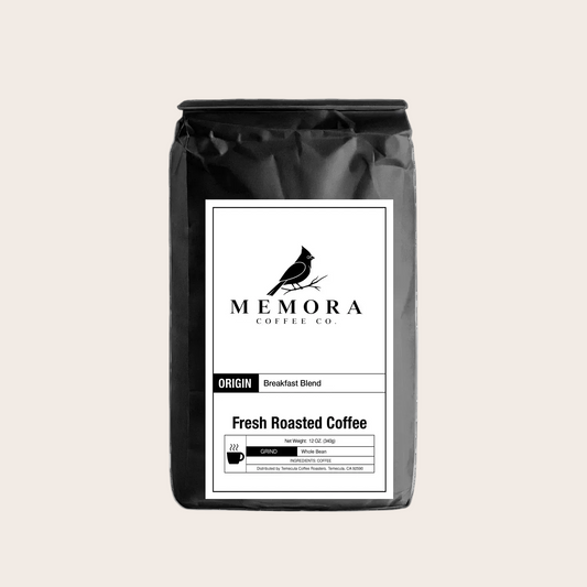 Breakfast Blend medium roast coffee, 12oz bag
